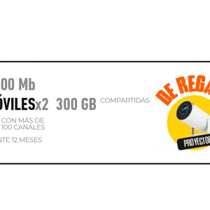 Pack Familiar con Regalo de Proyector de Cine